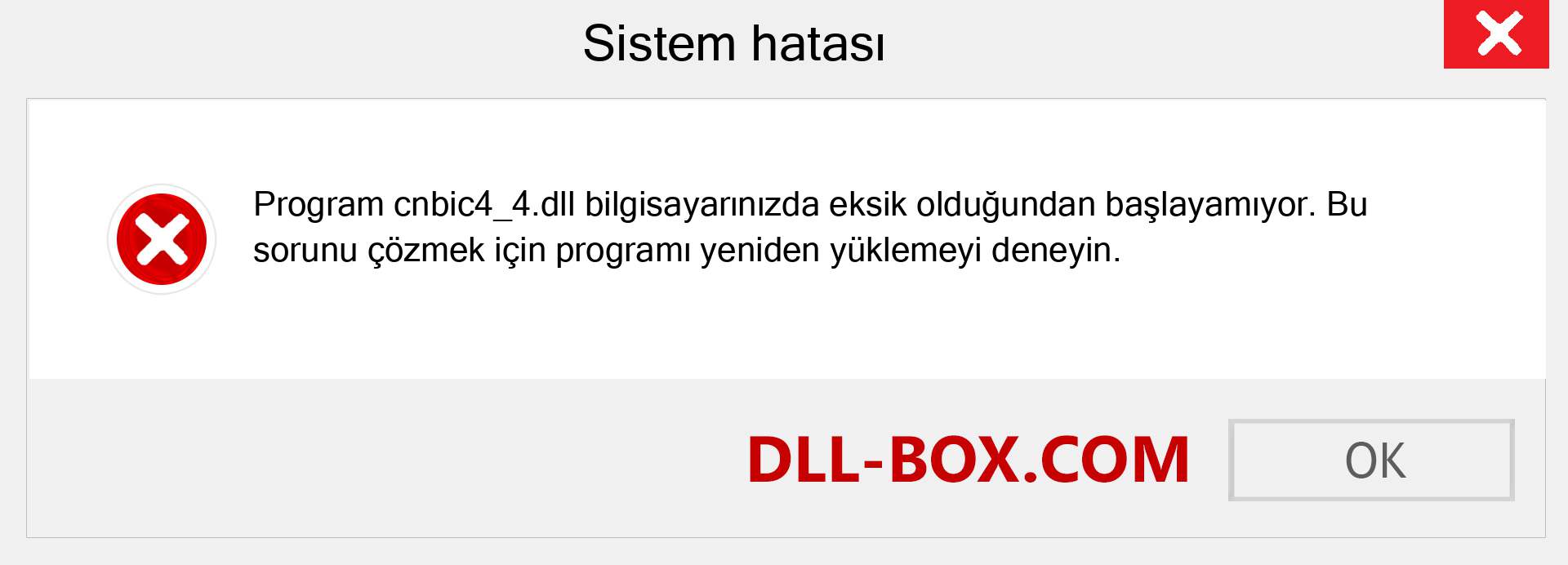 cnbic4_4.dll dosyası eksik mi? Windows 7, 8, 10 için İndirin - Windows'ta cnbic4_4 dll Eksik Hatasını Düzeltin, fotoğraflar, resimler